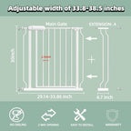 TSAYAWA Extra Wide Baby Gate - Image 2