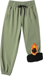 Toddler Fleece Lined Warm Joggers - Image 2