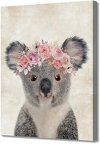 ORIDOMY Retro Koala Canvas Wall Art Country Animal Printing Funny Koala - Image 8