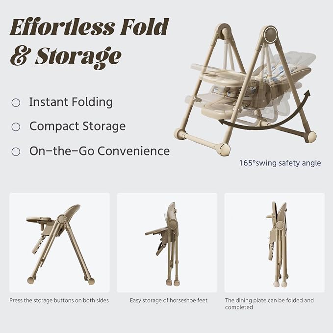 Multi Functional All in 1 Baby High Chair Swings - Image 3