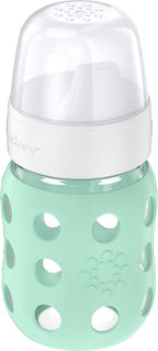 Lifefactory 8-Ounce Wide Neck Glass Baby Bottle - Image 2