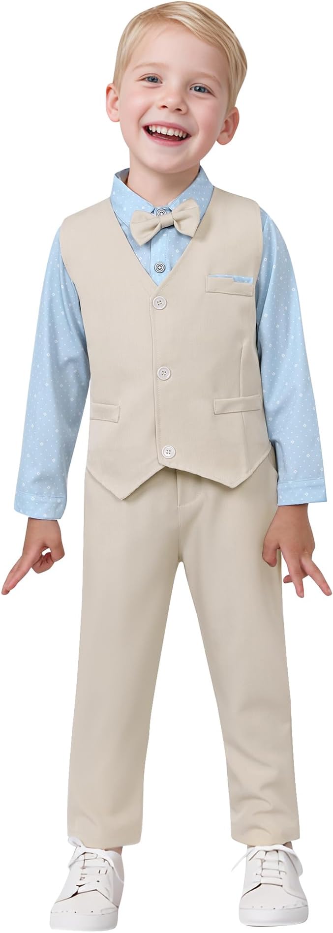 nilikastta Toddler Baby Boy Clothes Suit Gentleman Wedding Outfits Formal Dress - Image 3