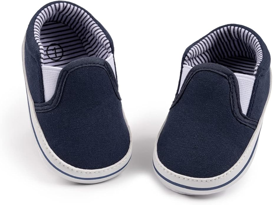 Morbido Infant Baby Boys Girls Canvas Sneaker Toddler Slip On Anti Skid Newborn by ohsofy