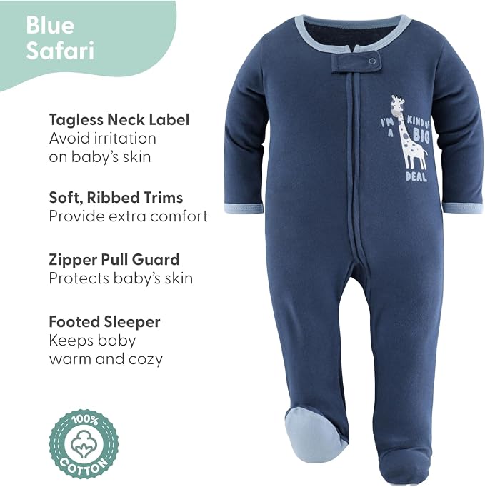 The Peanutshell Baby Sleepers for Boys Set of 3 - Image 2