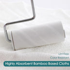 Baby Washcloths 6 Pack, 10x10 inch Heavenly Soft Small White Wash Cloths - Image 8