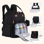 BabbleRoo Extra Large Diaper Bag Backpack, Expandable Baby Bag - Image 5