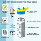 Kids Sublimation Tumbler, 8 PACK 12oz Stainless Steel Sublimation Sippy Cup - Image 3