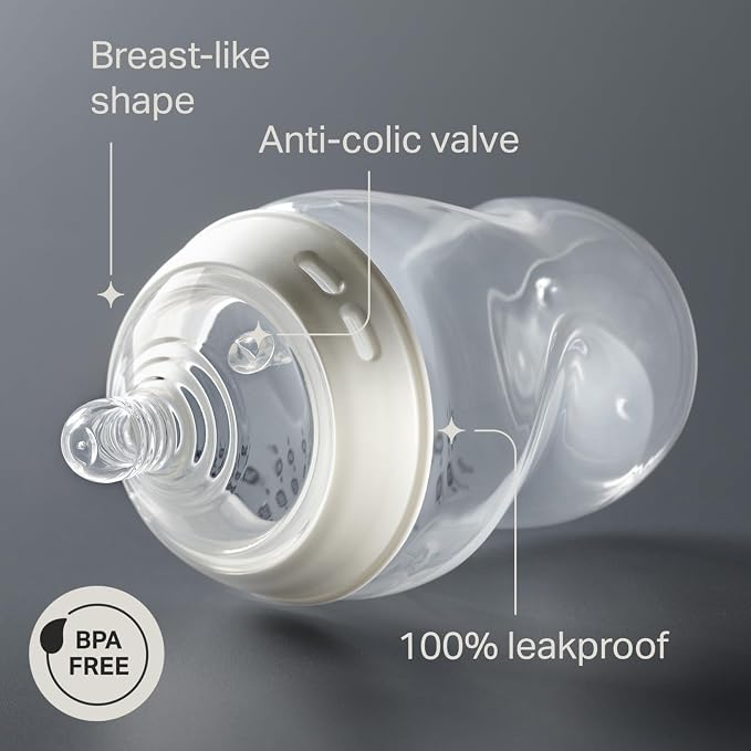 Tommee Tippee Natural Start Anti-Colic 9 oz BPA Free Baby Bottles, 0+ Months - Image 3