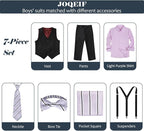 Boys Suits Formal Dress Vest and Pants Set - Image 2