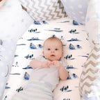 4 Pack Breathable Bassinet Sheets - Image 3