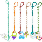 Toy Straps for Baby, Adjustable Toy Holder for Stroller Accessories, Silicone by LittleHugs