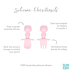 Bumkins Baby Utensils Set, Chewtensils Silicone Spoons - Image 5