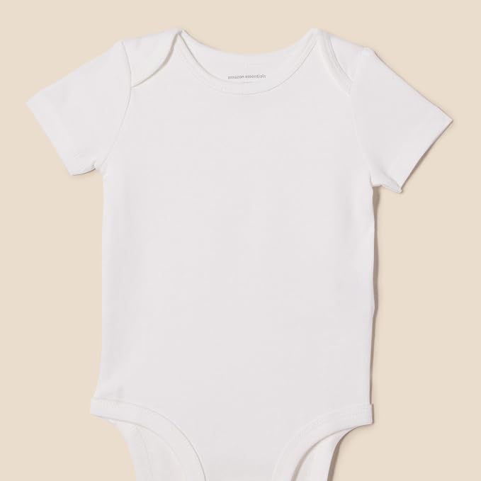 Amazon Essentials Unisex Toddlers and Babies’ Short-Sleeve Bodysuits - Image 3