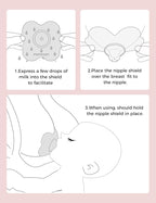 Momcozy Nipple Shield, Floral Contact Nipple Shield - Image 6