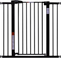 BABELIO 36" Tall Baby Gate, 26-40" Wide Auto Close Pet Gate, PressGuard C5 by BABELIO