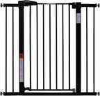 BABELIO 36" Tall Baby Gate, 26-40" Wide Auto Close Pet Gate, PressGuard C5 by BABELIO