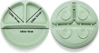 PandaEar Silicone Baby Feeding Set| 2 Pack Silicone Divided Suction Plate - Image 3