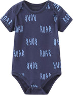 Kiddiezoom Newborn Baby Unisex Cotton One-Piece Bodysuits Baby Gift 5-Pack Baby - Image 6