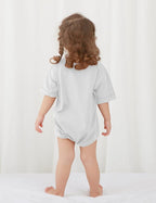 Jimonda Baby Bubble Romper Boy Girl Solid Color T-Shirt Outfits Short Sleeve - Image 5