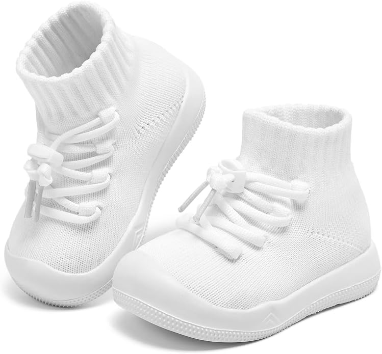Baby Non Slip Socks Shoes Boys Girls Soft Slip On Sneakers Protection Toe by Fahrerliebe