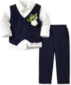 Toddler Boys Suit 3Pcs 1-5T by MINIFEIKO