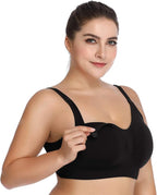Lataly Womens Seamless Nursing Bra Sleeping Maternity Bralette - Image 2