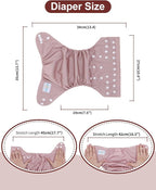 babygoal Reusable Charcoal Cloth Diapers - Image 5