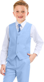 Boys’ Formal Suit 5 Piece Set, Toddler Tuxedos by KEYWANTS