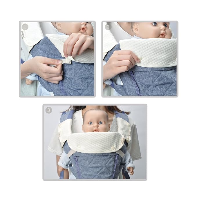 Bebamour Drool and Teething Reversible Cotton Pad - Image 4