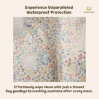 Waterproof Cotton Cushion Set, Stokke Tripp Trapp Compatible, 100% Cotton - Image 4