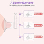 Nuliie 12PCS Silicone Flanges Insert Replacement Kit, Flange Sizing Kit - Image 2