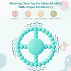 Vibrating Sensory Teething Toys, Baby Toys 6-18 Months, Autism Support & Oral - Image 2