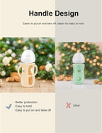 4-Pack Silicone Sleeves for Philips Avent Glass Bottles, BPA-Free - Image 3