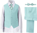 Boys' Suits Formal Slim Fit Tuxedo Boys Vest and Pants Set by DHTS
