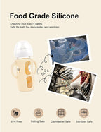 4-Pack Silicone Sleeves for Philips Avent Glass Bottles, BPA-Free - Image 4
