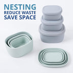 BLUE GINKGO Nesting Silicone Containers - Image 3
