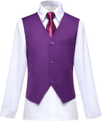 Boys Suit for Kids Teens Formal 5 Piece Tuxedo Suit Set - Image 2