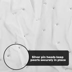 Artoid Mode Pearl Gauze Table Runner 120 Inch 10FT, Seasonal Sheer Dining - Image 5