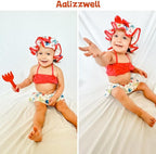 Aalizzwell Baby Girl 2-Piece Bikini Swimsuit - Image 3