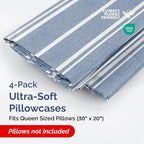 Queen Pillow Cases Set of 4 - Image 2