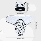 Cinaci 2 Pieces Adjustable Soft Cotton Baby Swaddle Sleep Sacks Hats Newborn - Image 2