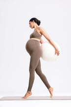 POSHDIVAH Women's Creamluxe Maternity Leggings 25"/28" Over The Belly Pregnancy - Image 7