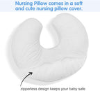 LAT Waterproof Nursing Pillow for Breastfeeding, Waterproof Removable Cover - Image 5