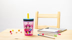 Zak Designs Disney Kelso Tumbler 15 oz Set Leak-Proof Screw-On Lid - Image 9