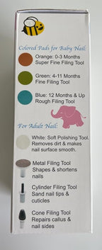 Rechargeable 22 in 1 Baby Nail Trimmer, Usage Labeled Case, 13 Extra - Image 11