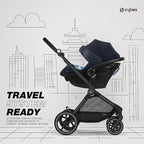 Cybex EOS 5-in-1 Travel System Stroller + Lightweight Aton G Infant Car Seat - Image 4