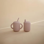 mushie 100% Silicone Training Cup & Straw - Image 2