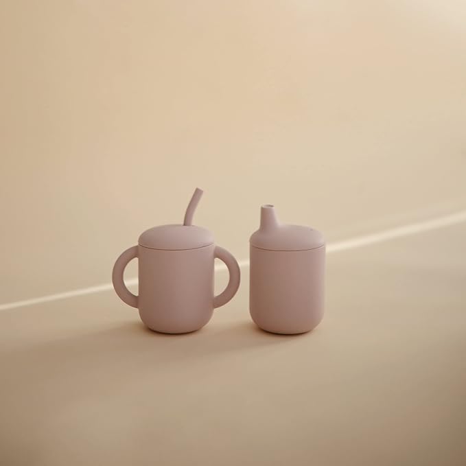mushie 100% Silicone Training Cup & Straw - Image 2
