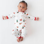 KYTE BABY Unisex Rayon Made From Bamboo Zippered Rompers 0-24 Months - Image 2