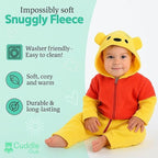 Cuddle Club Fleece Baby Bunting Bodysuit - Image 2